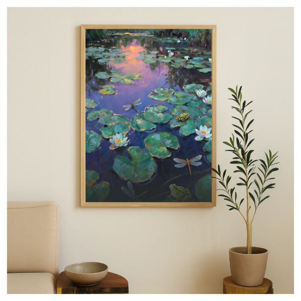 Producto - Cuadro enmarcado 50 x 70 cm - Lámina a elección