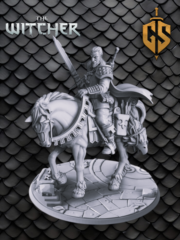 Producto - Geralt de Rivia montado 30mm - The Witcher - 0
