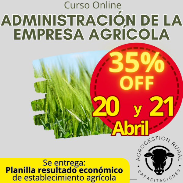Producto - Curso Online Administración de la empresa agrícola
