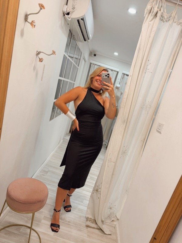 Producto - Vestido Carmin negro