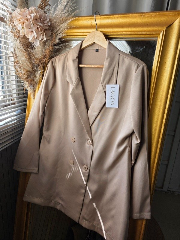 Producto - Blz2 blazer beige sastrero