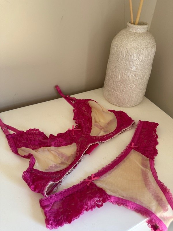 Producto - Conjunto Lola nude con fucsia -Ed. limitada-