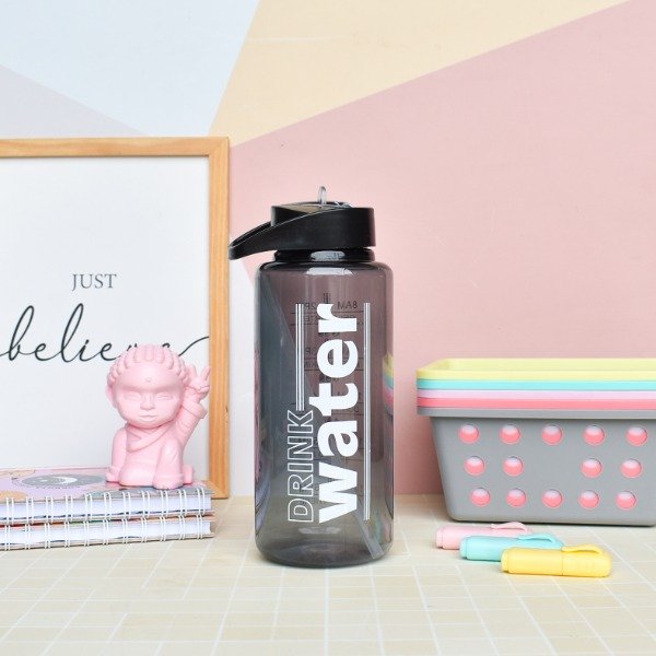 Producto - Botella 1 litro negra