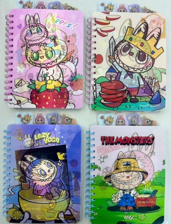 Producto - Cuaderno Labubu con separadores