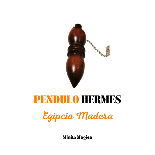 Producto - Pendulo Egipcio Madera Hermes Radiestesia