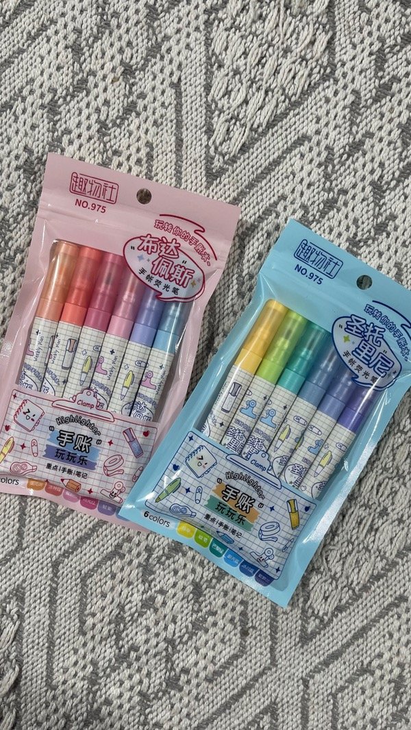 Producto - Resaltador pastel x6 colores