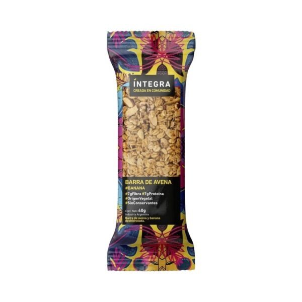 Producto - BARRA INTEGRA BANANA X 40G