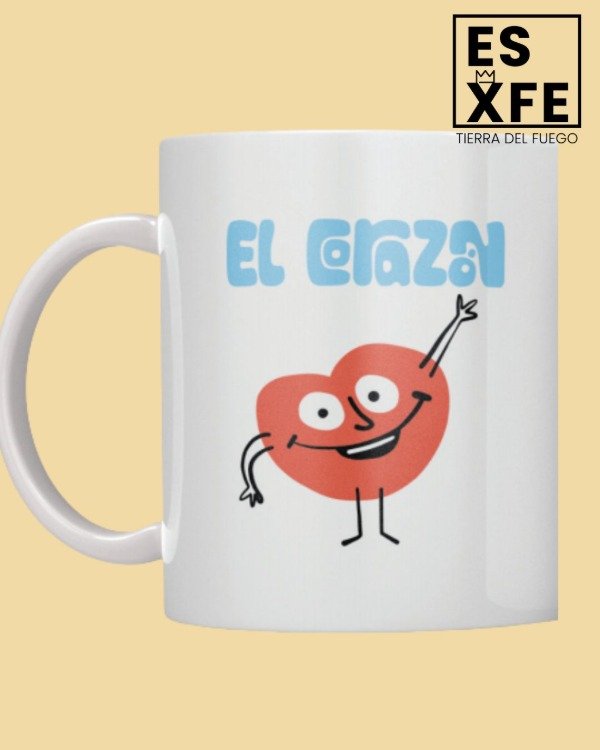 Producto - Taza cerámica  "El corazón alegre hermosea el rostro"