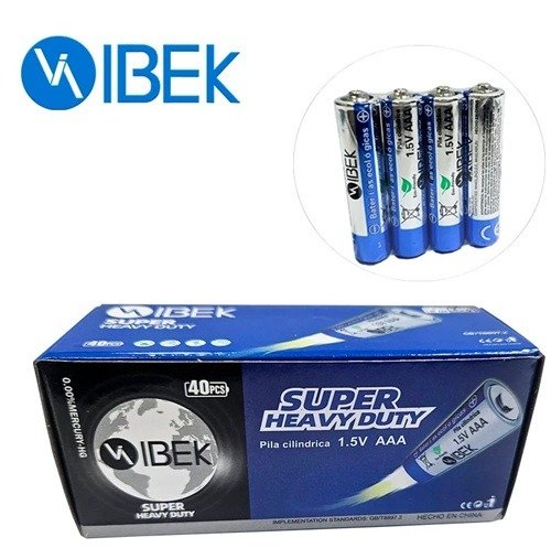 Producto - Pilas Ibek AAA (x40 uni.)