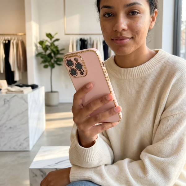 Producto - Rosa borde dorado