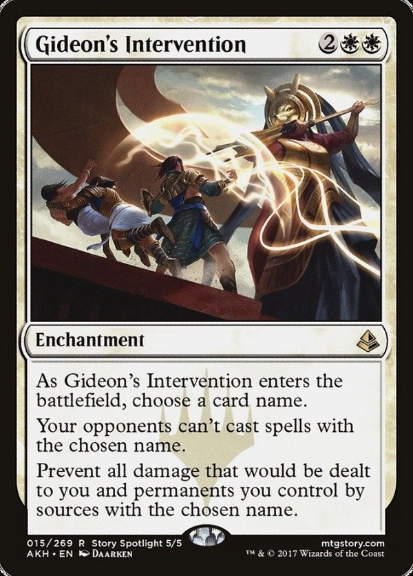 Producto - Gideon's Intervention #15  Amonkhet