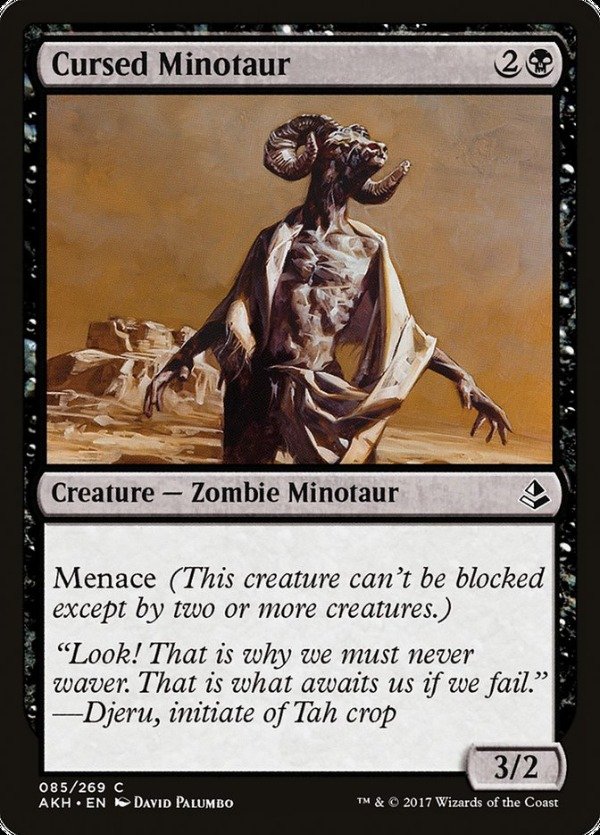 Producto - Cursed Minotaur  Amonkhet