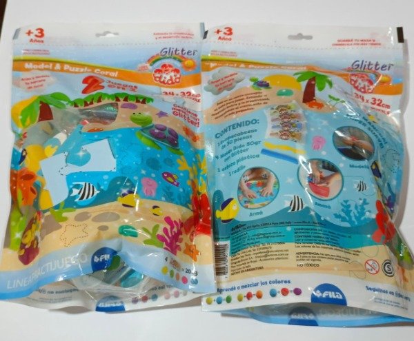 Producto - SET MASA DIDO CORAL MODEL PUZZLE