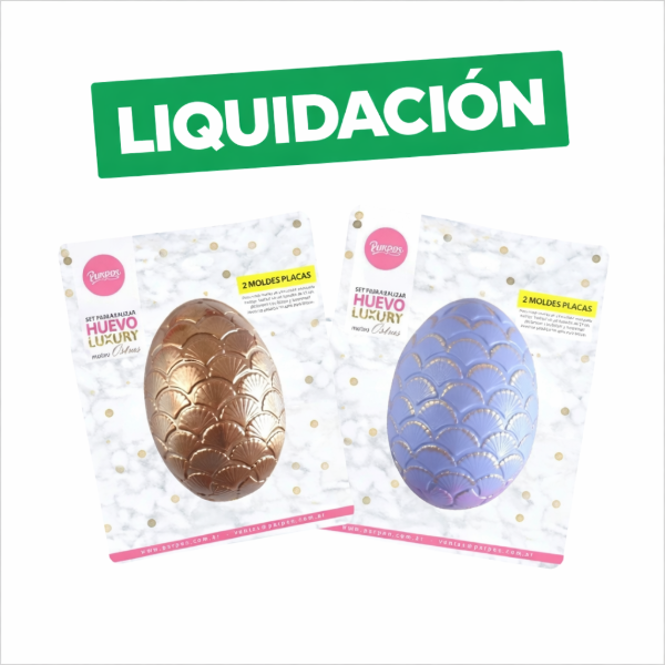 Producto - PLACA HUEVO LUXURY MOTIVO OSTRAS PARPEN