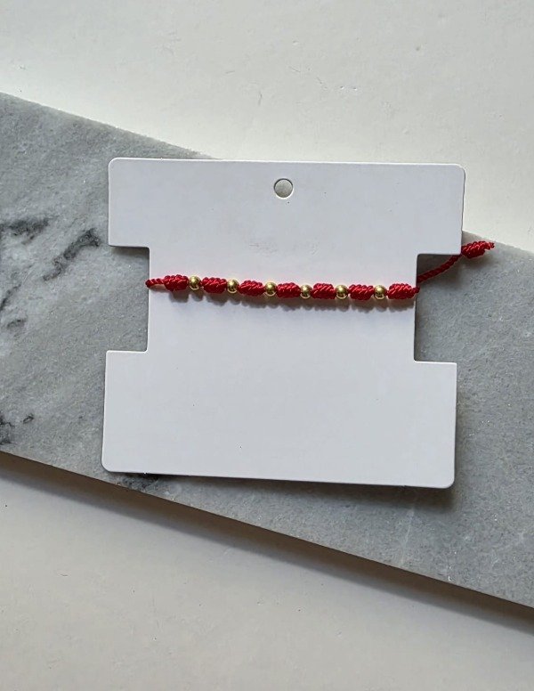 Producto - Pulsera 7 Nudos Detalles Dorados