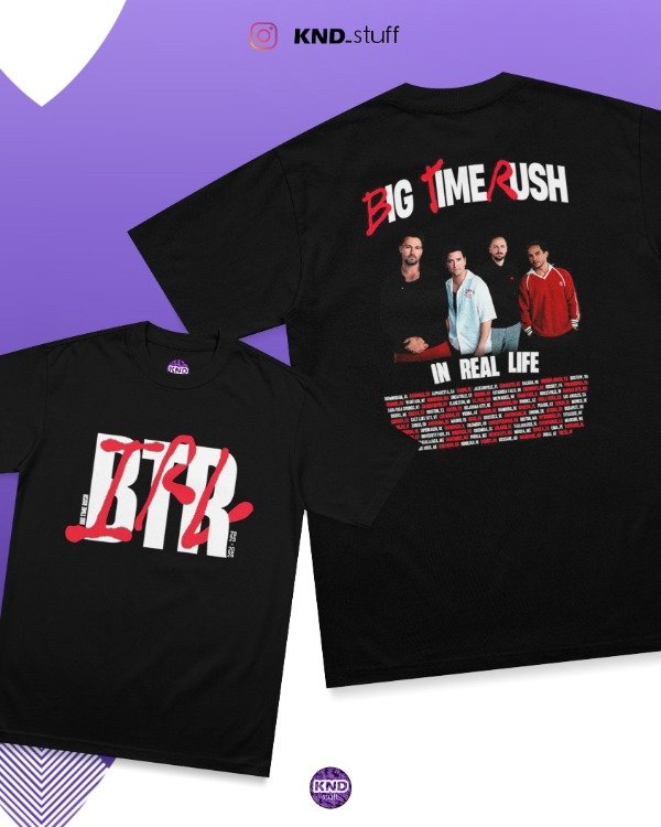 Producto - Remera in real life tour negra - DTF