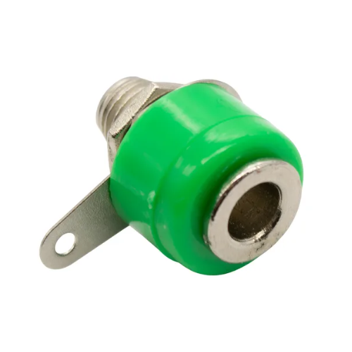 Producto - Conector Banana Hembra P/Chasis Verde