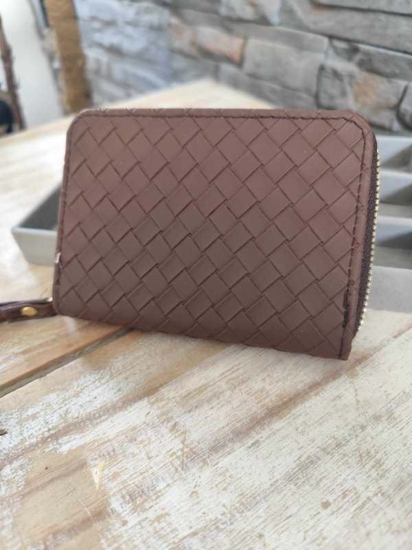 Producto - Billetera mujer marrón oscura pocket