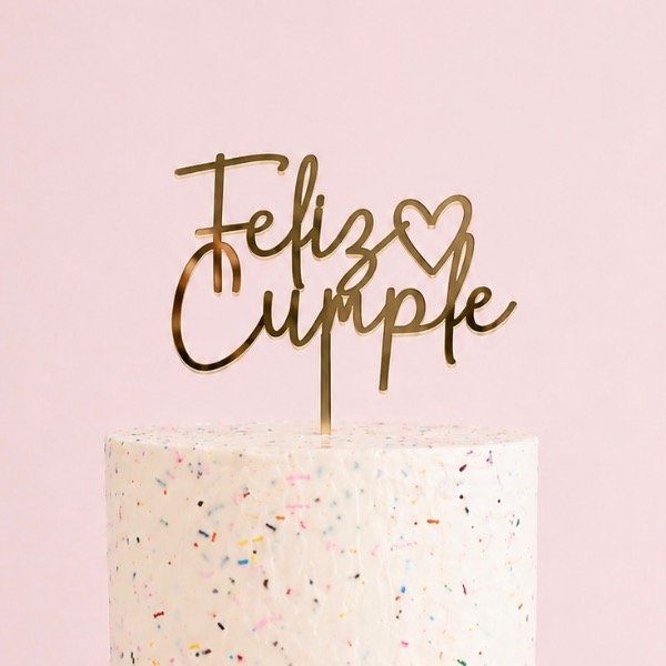 Producto - Cake Topper Feliz Cumple - M6