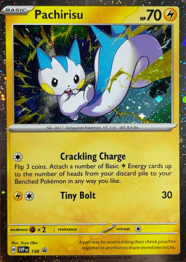 Producto - Pachirisu SVP158 Scarlet and Violet Black Star Promos