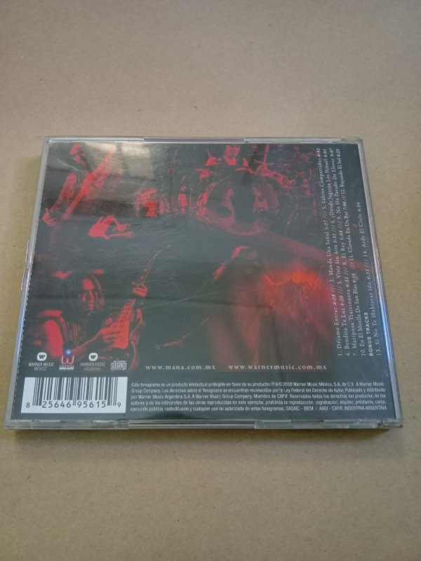 Producto - Arde el cielo vivo - Maná - Warner music 2008 - 1
