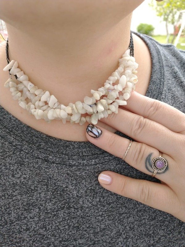 Producto - Choker de Adularia (Piedra Luna)