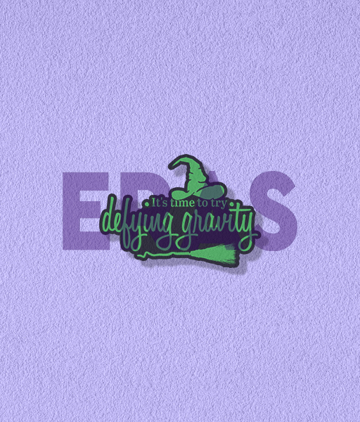 Producto - STICKERS UV -  WICKED - DEFIYING GRAVITY