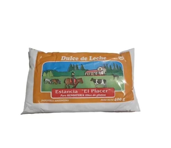 Producto - Dulce de leche el placer 400 grs en sachet repostero