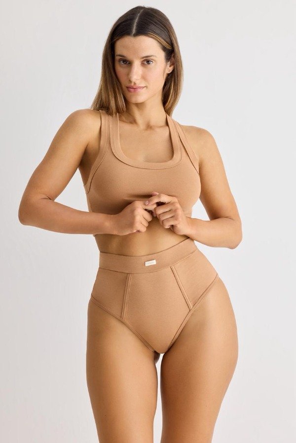 Producto - Art 4118 - BRIGITTE - Culotte Tiro Alto Algodon y Lycra BLANCO