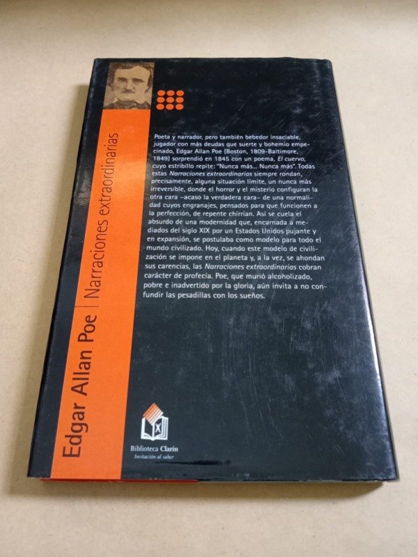 Producto - Narraciones extraordinarias - Edgar Allan Poe - Clarín / Sol90 2000 - Tapa dura - 1