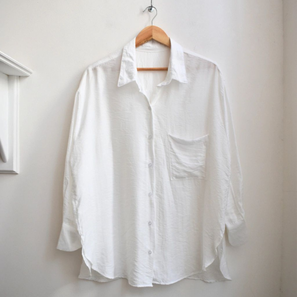 Producto - Camisa de Lino Negra Oversize