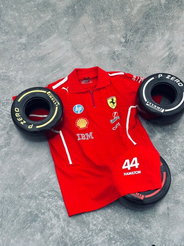 Producto - Chomba Ferrari Hamilton 2025