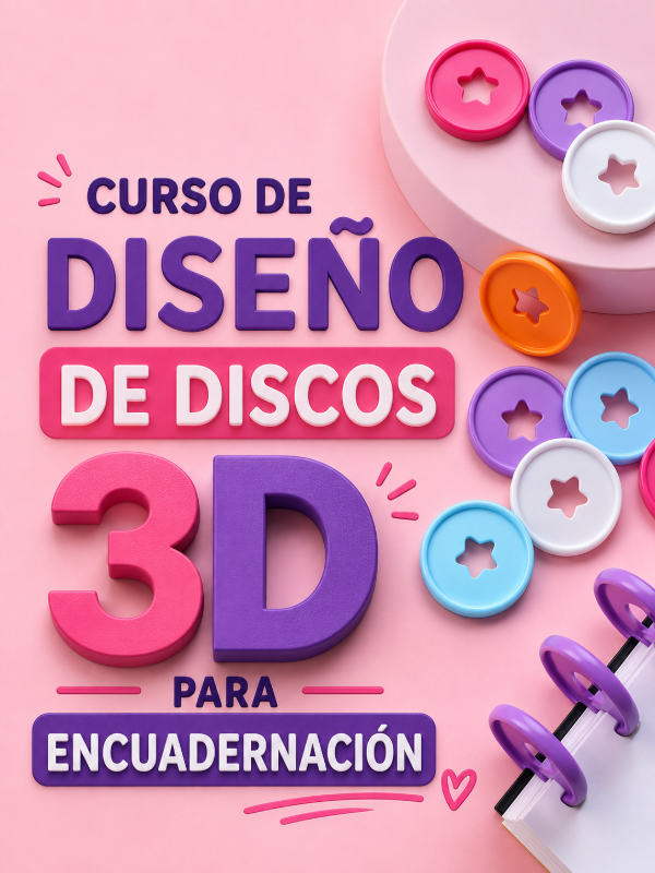 Producto - Curso diseño de discos en 3D