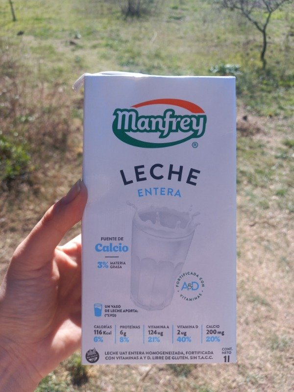 Producto - Leche Entera Larga Vida 1L. NUEVO