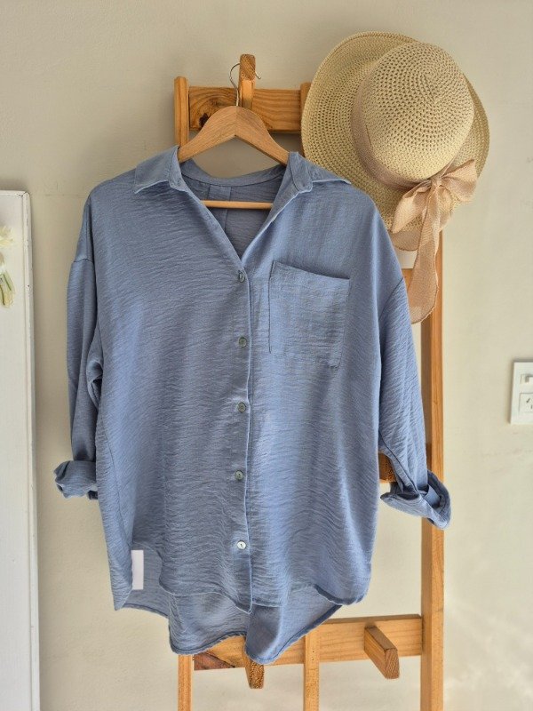 Producto - Camisas Bari Celeste Denim PROMO SIN CAMBIO