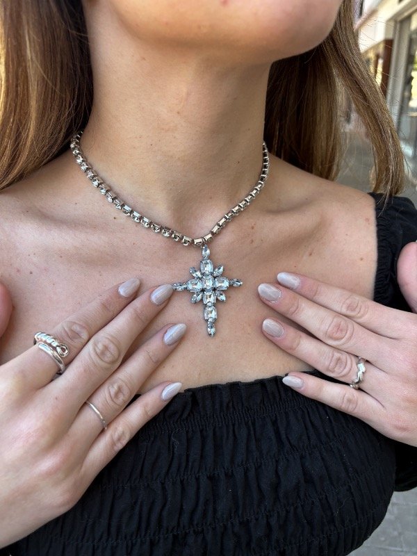 Producto - Choker Gothic (Plateado)