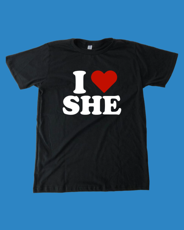 Remera I Love She - Lali