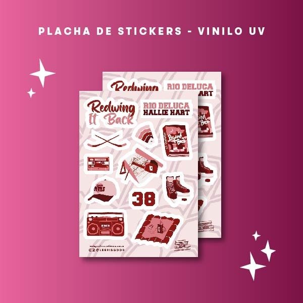 Producto - Planchita stickers VINILO - Rewind it back-  WINDY CITY SERIES