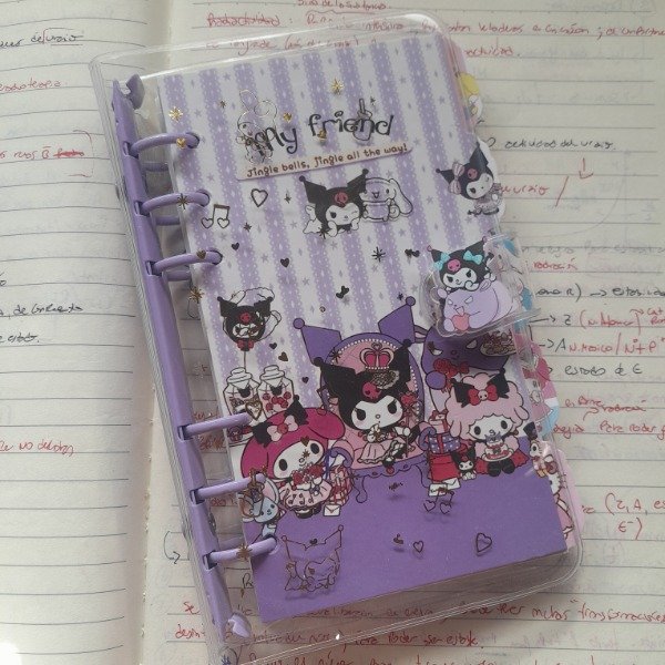 Producto - Binder A6, 6 anillos + set de hojas