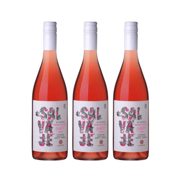 Producto - Vino El Salvaje Pinot Gris Rose Orgánico (3un.)
