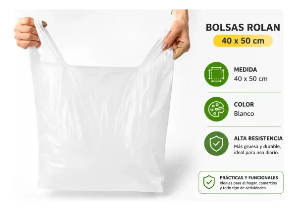 Producto - Camiseta 40 x 50 X bulto 20 paq FUNDA NARANJA REFORZADA - 3