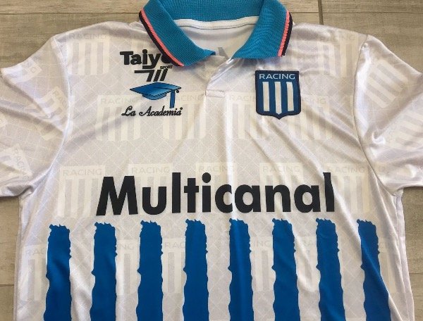 Producto - Camiseta retro de Racing titular - 3