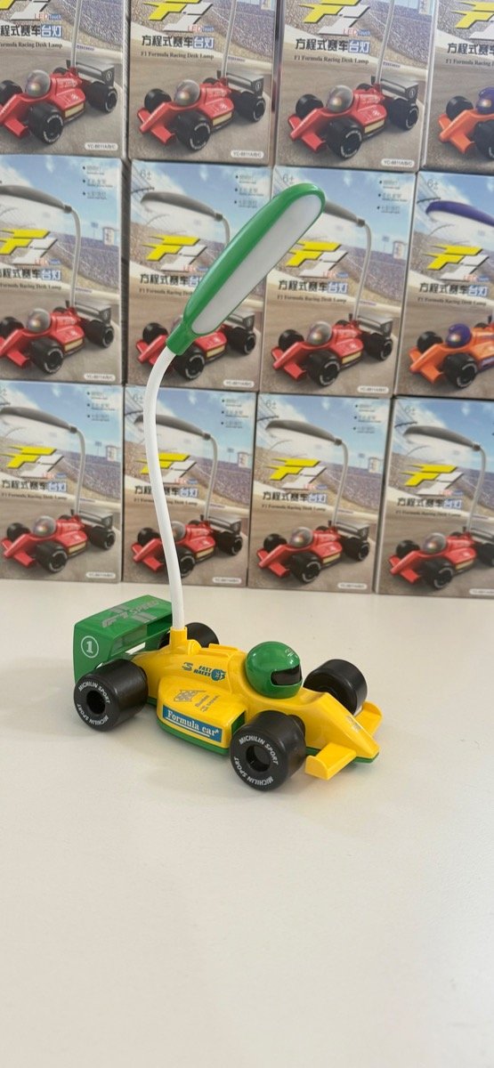 Producto - LAMPARA LED AUTO VELADOR FORMULA 1 - AMARILLO CON VERDE