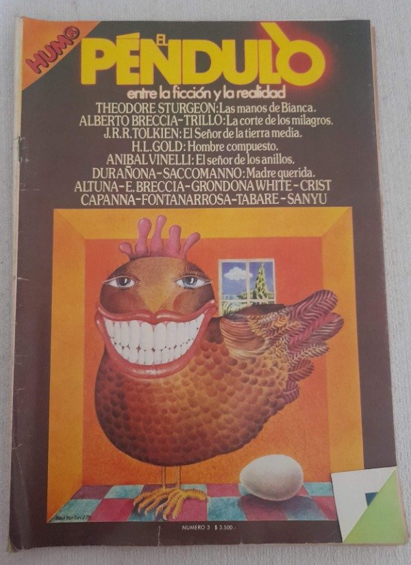 Producto - Revista El Pendulo #3 - Primera Epoca - Ediciones De La Urraca