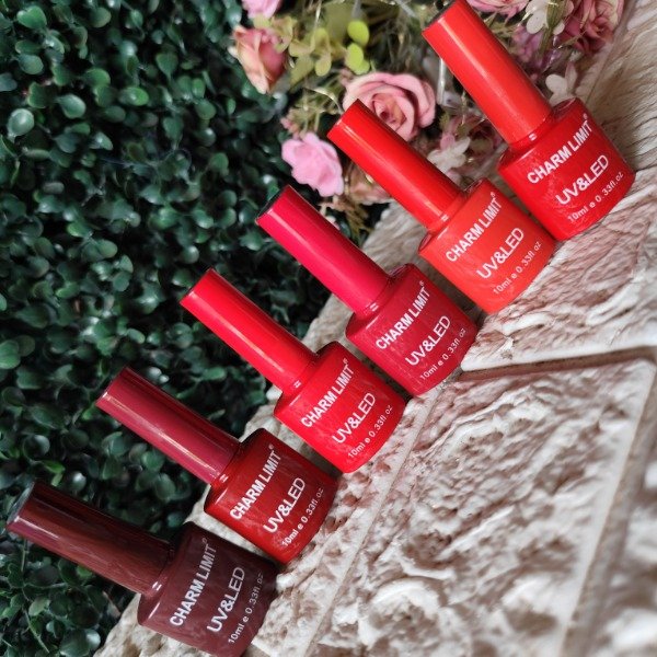 Producto - Esmalte x6 unidades SERIE ROJA Charm limit