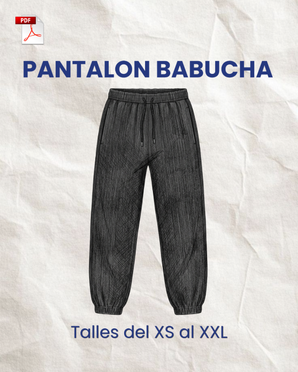 Producto - Babucha - Molde digital - PDF descargable - 0