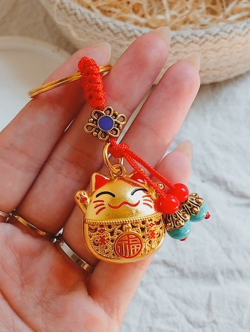 Producto - Llavero gatito de la fotuna