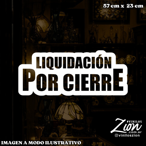 Producto - Vinilo Decorativo para vidriera Liquidación por cierre