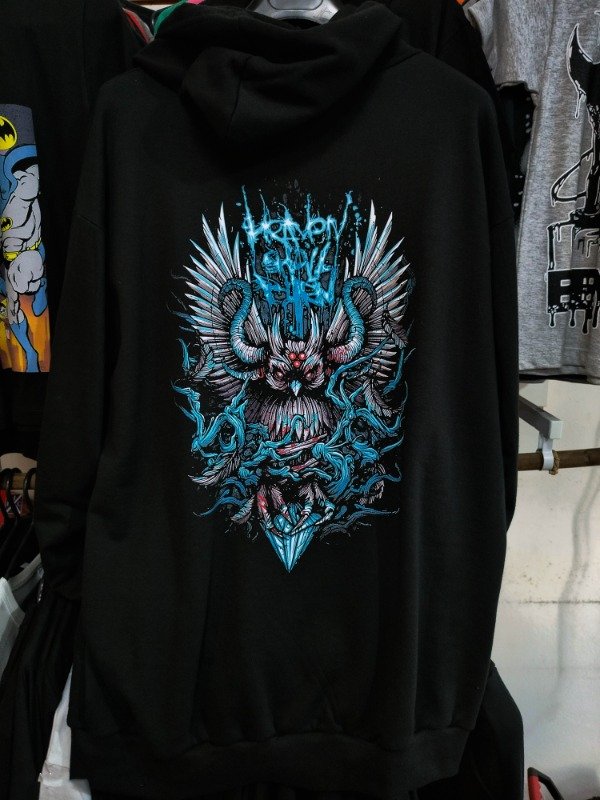 Producto - CANGURO HEAVEN SHALL BURN CON MANGAS ESTAMPADAS TALLE XXL FRIZA COMUN - 2