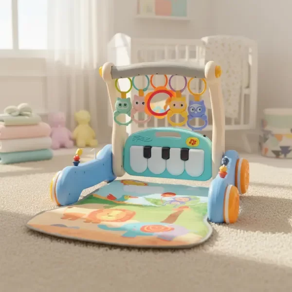 Producto - Gimnasio Multifuncion Caminador Musical Interactivo Bebe Celeste